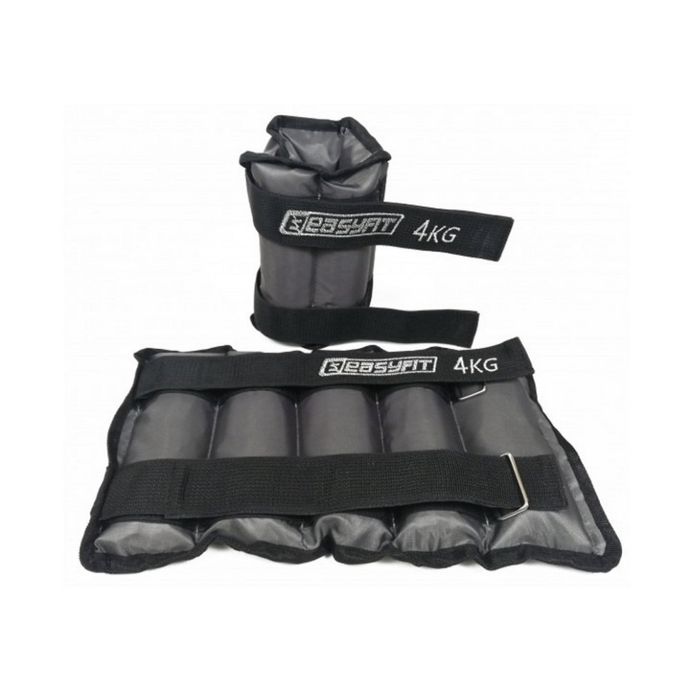 Утяжелители для ног и рук с металлом Metal EasyFit EF-AWTМ-400, 4 кг (пара)