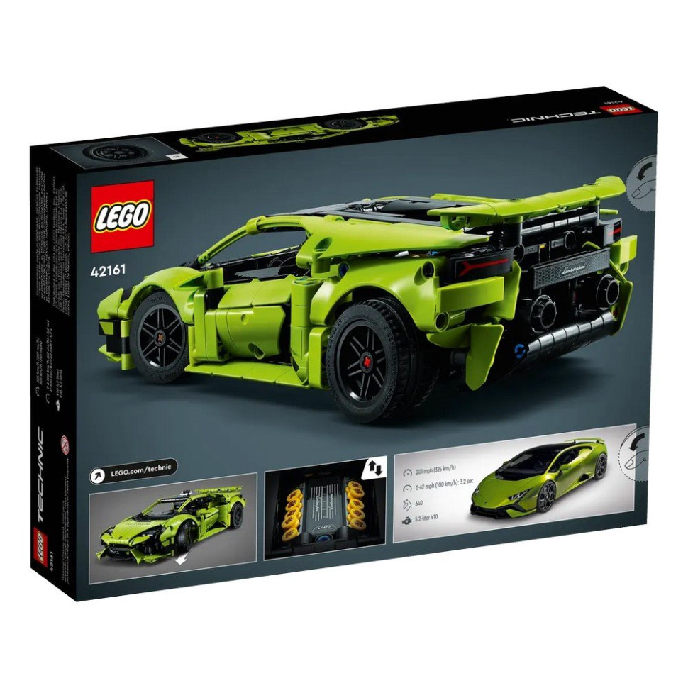 Конструктор Lamborghini Huracán Tecnica LEGO 42161, 806 деталей