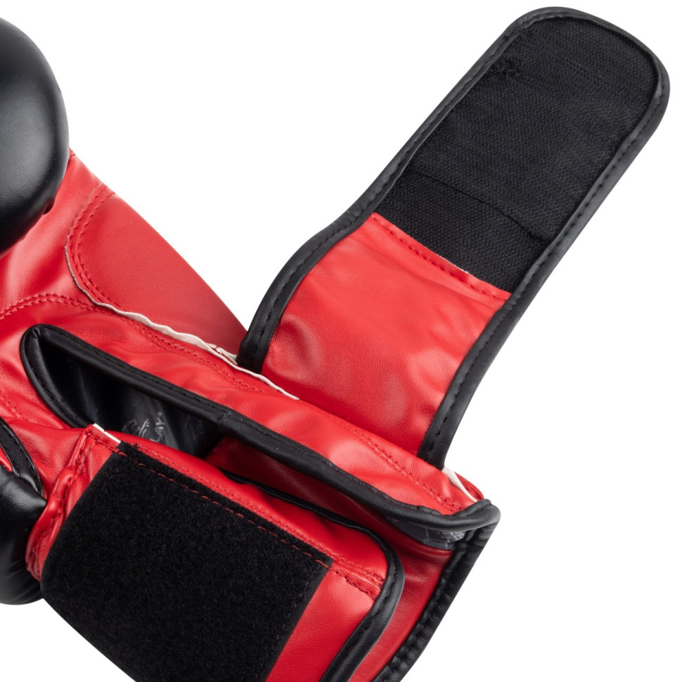 Боксерські рукавички 3004 Classic PowerPlay PP_3004_10oz_Bl/Red, Чорно-Червоні 10 унцій