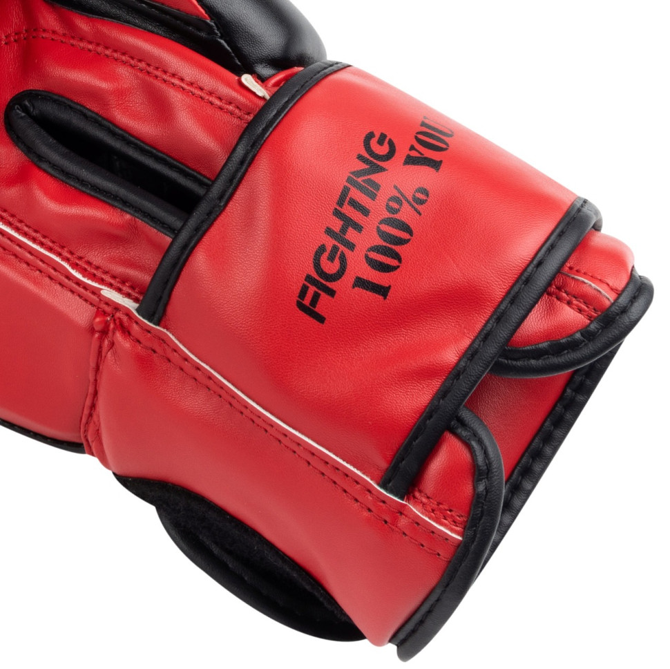 Боксерські рукавички 3004 Classic PowerPlay PP_3004_10oz_Bl/Red, Чорно-Червоні 10 унцій