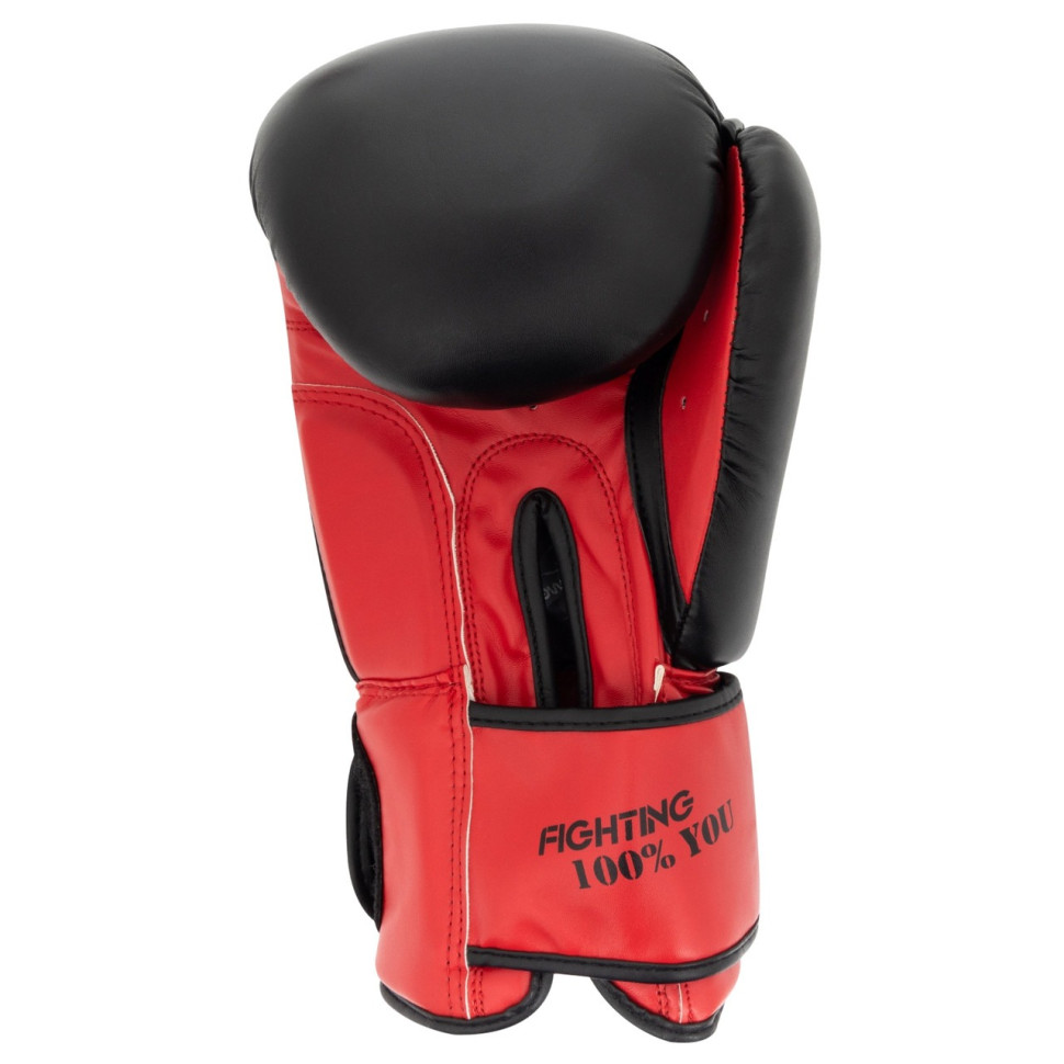 Боксерські рукавички 3004 Classic PowerPlay PP_3004_10oz_Bl/Red, Чорно-Червоні 10 унцій