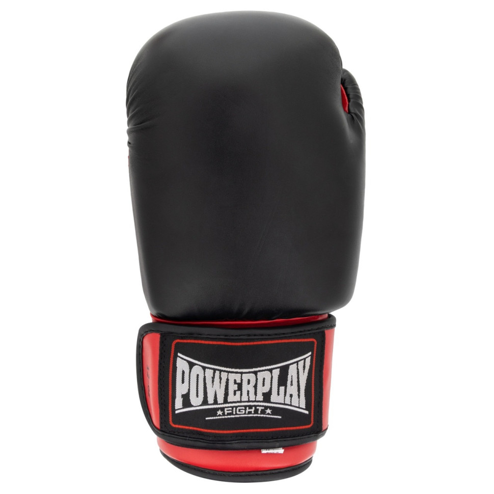 Боксерські рукавички 3004 Classic PowerPlay PP_3004_10oz_Bl/Red, Чорно-Червоні 10 унцій