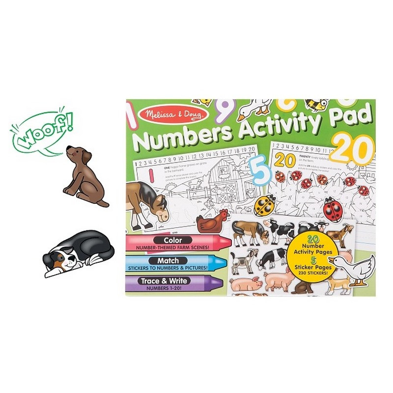 Альбом розвиваючих розмальовок з наліпками