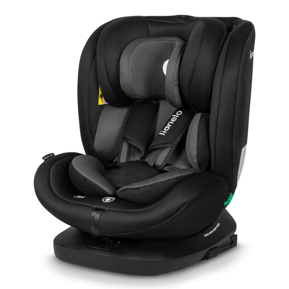 Дитяче автокрісло BASTIAAN Lionelo 70186463 I-SIZE, BLACK GREY