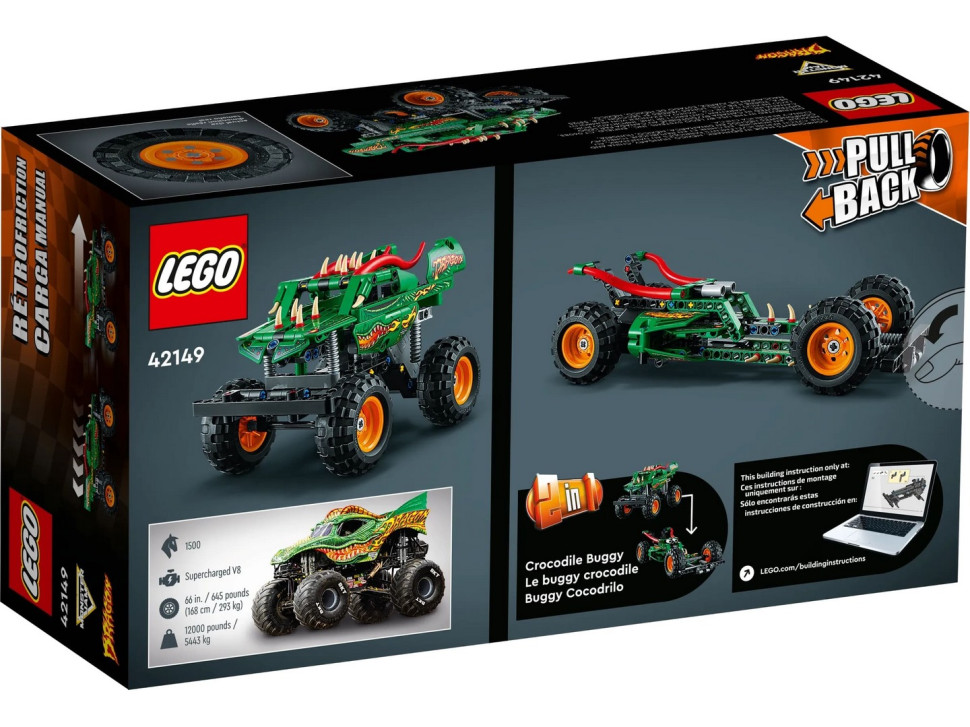 Конструктор LEGO Technic Monster Jam™ Dragon™ 42149
