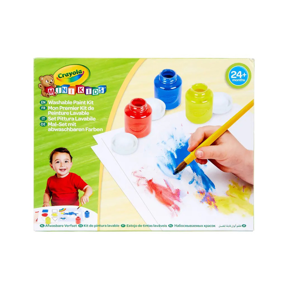 Набор для рисования красками Mini Kids Crayola 256698.006, 3 цвета