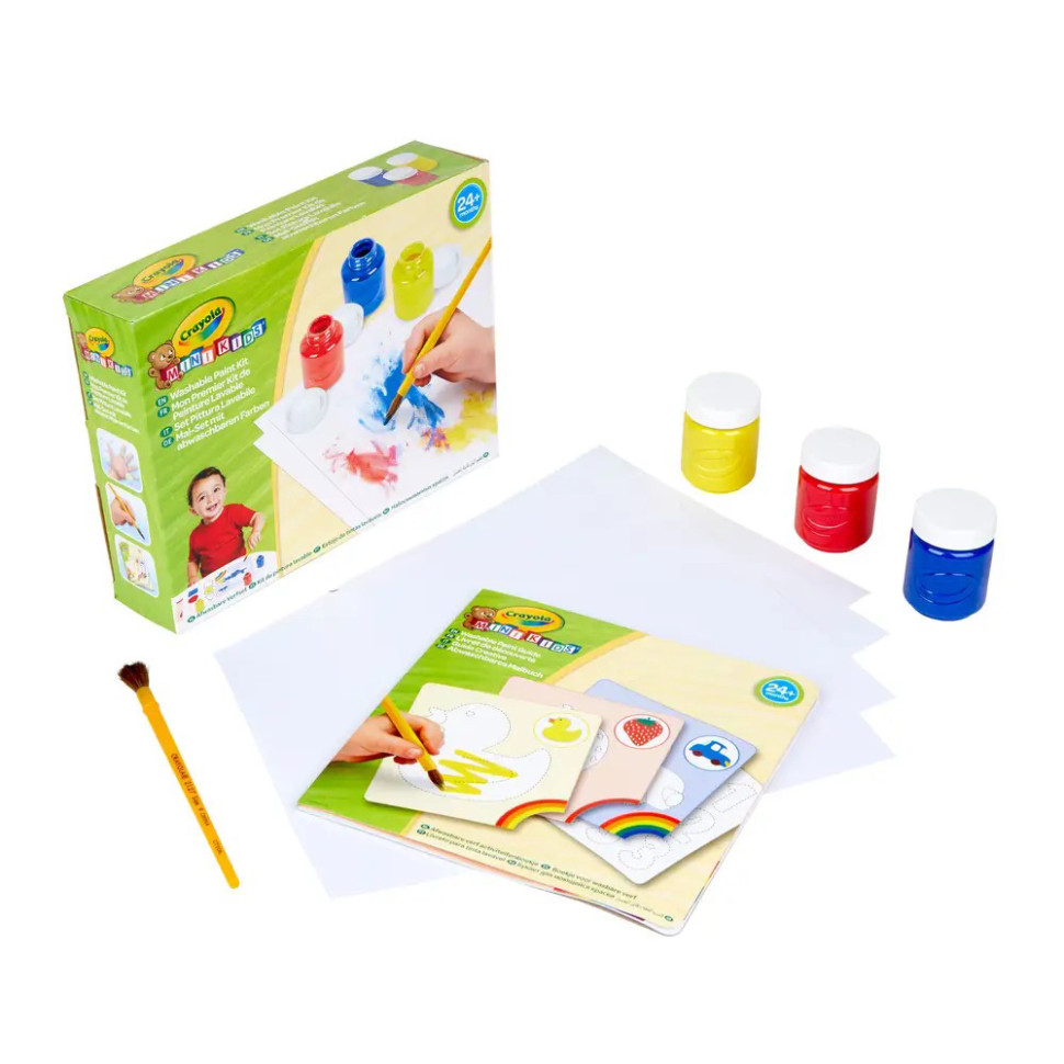 Набор для рисования красками Mini Kids Crayola 256698.006, 3 цвета