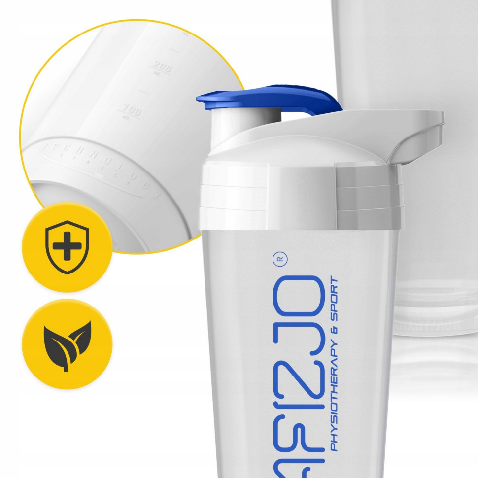 Шейкер спортивный Ultra 4FIZJO P-5905973407076 White/Blue 700 мл 