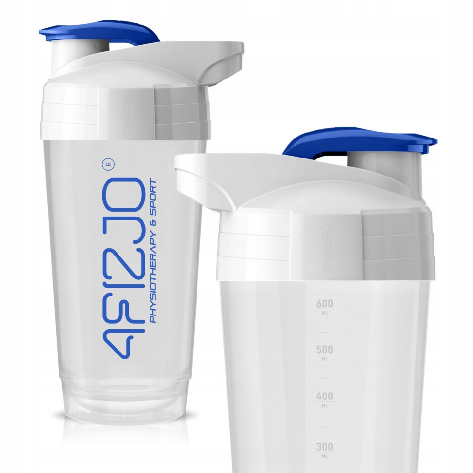 Шейкер спортивный Ultra 4FIZJO P-5905973407076 White/Blue 700 мл 