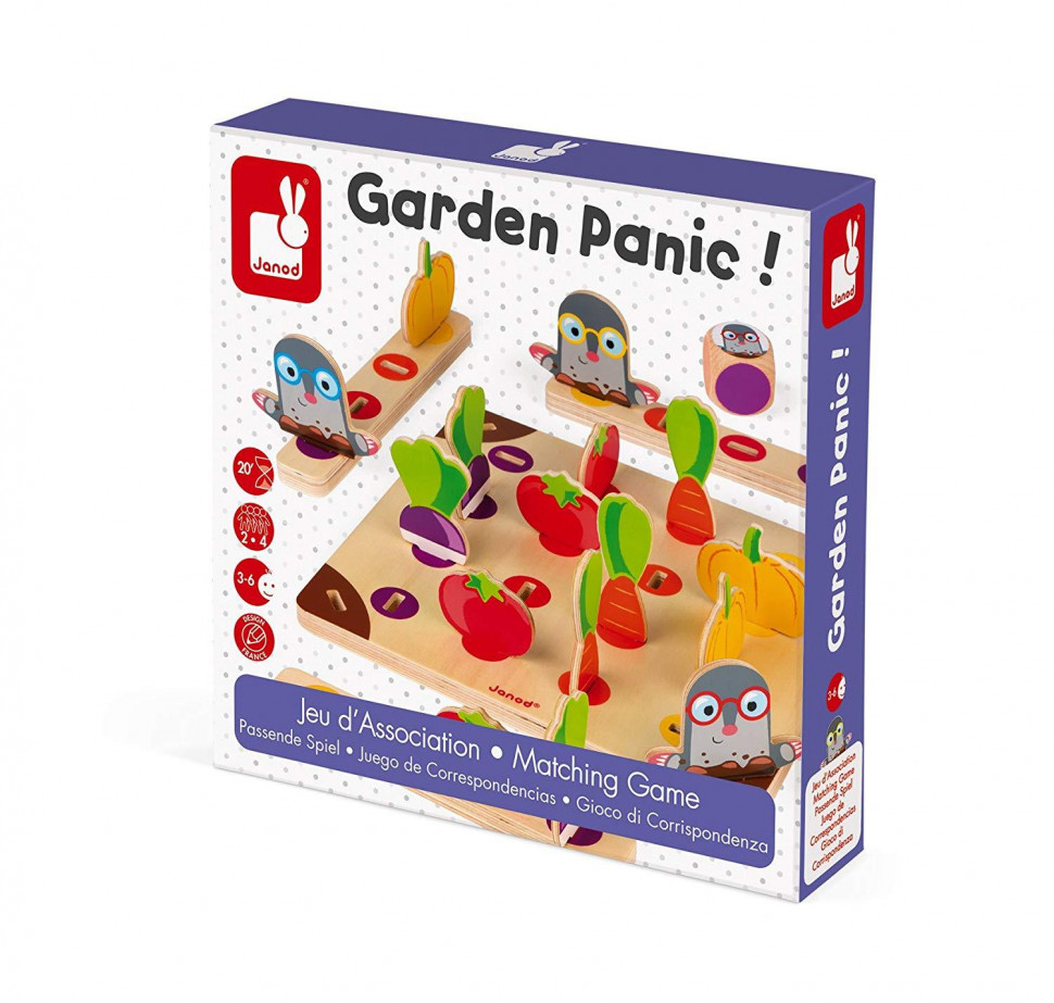 Настольная игра Janod Осторожно! Кроты! J08246