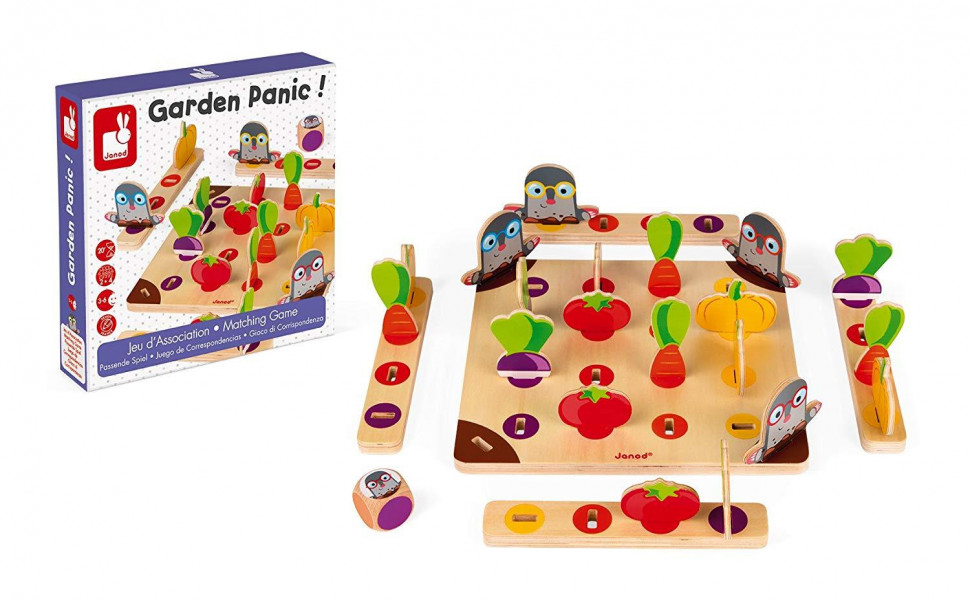 Настольная игра Janod Осторожно! Кроты! J08246