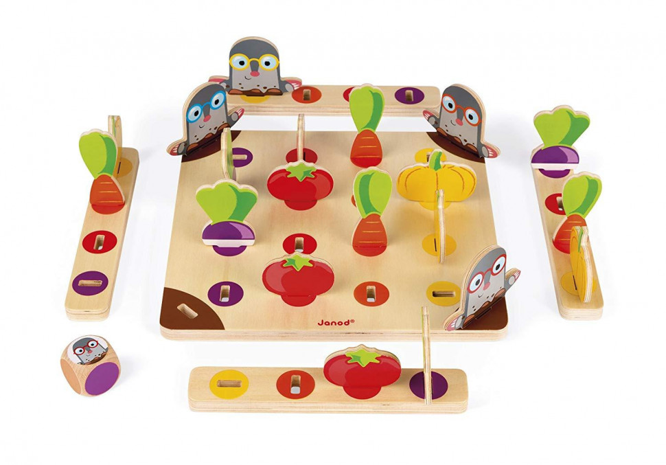 Настольная игра Janod Осторожно! Кроты! J08246