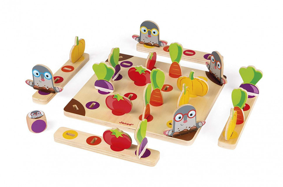 Настольная игра Janod Осторожно! Кроты! J08246