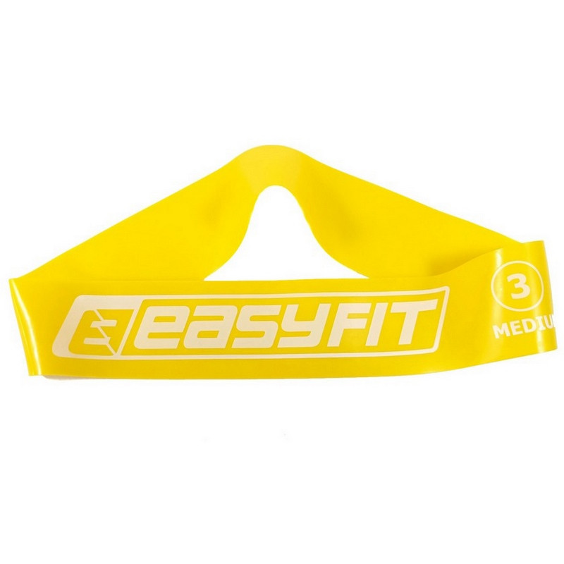 Гумка для фітнесу №3 EasyFit EF-1813-3 жовтий 10 кг