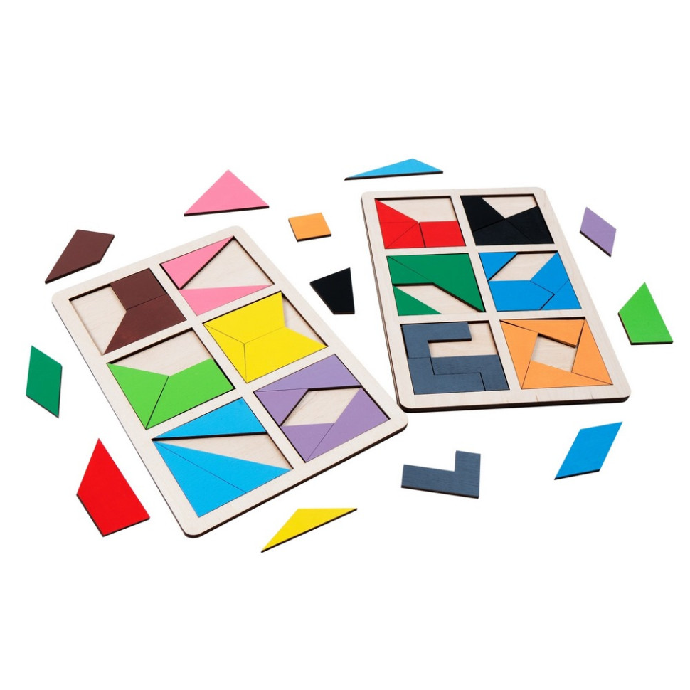 Детский деревянный Танграм 