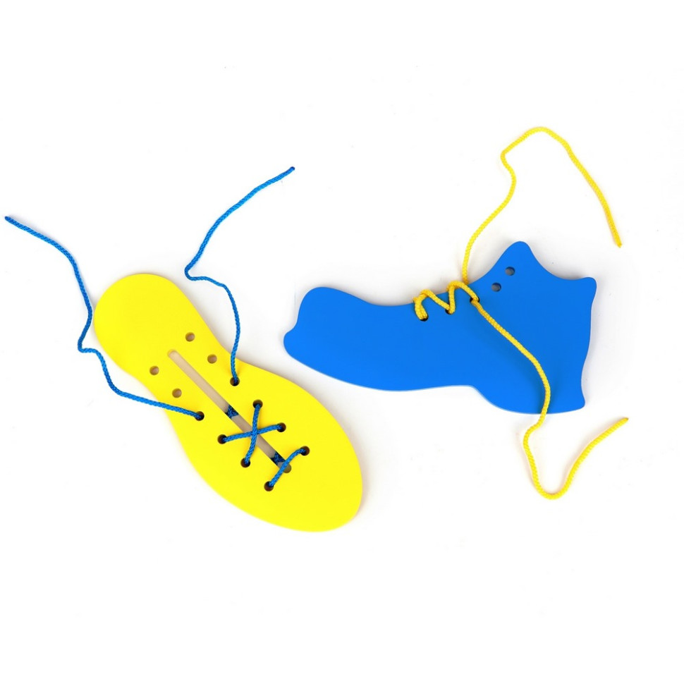 Детская деревянная шнуровка 