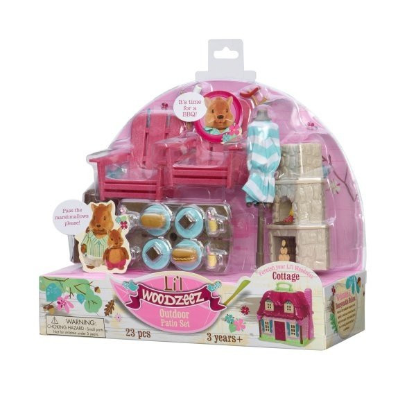 Игровой набор Li'l Woodzeez Терраса и камин 6170Z