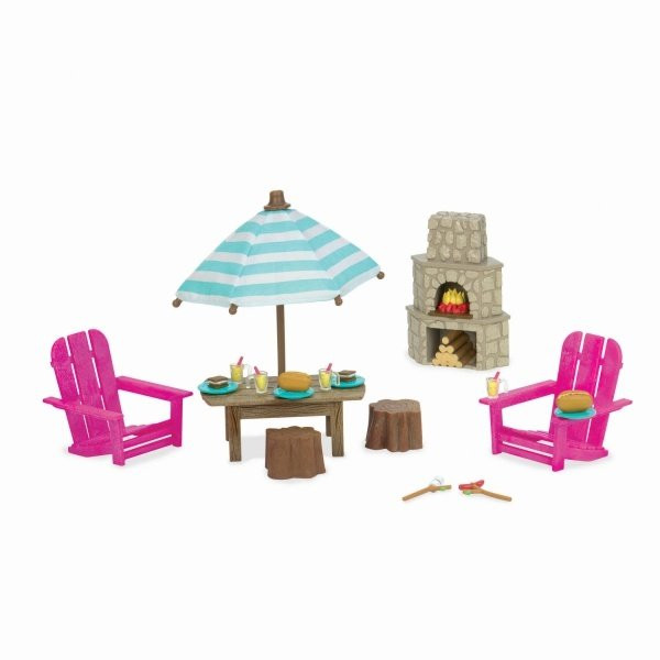 Игровой набор Li'l Woodzeez Терраса и камин 6170Z