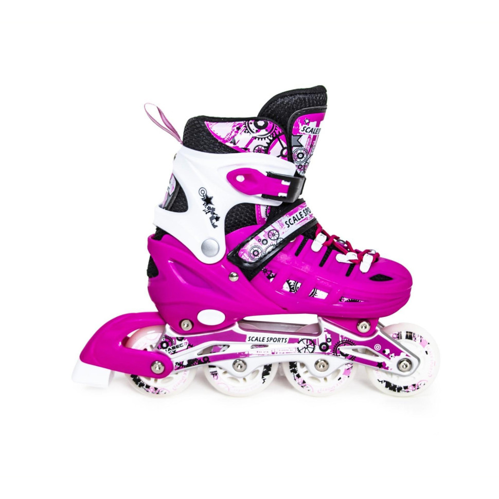 Дитячі ролики-ковзани 2 в 1 Scale Sports 1580188079-L Pink, розмір 38-41