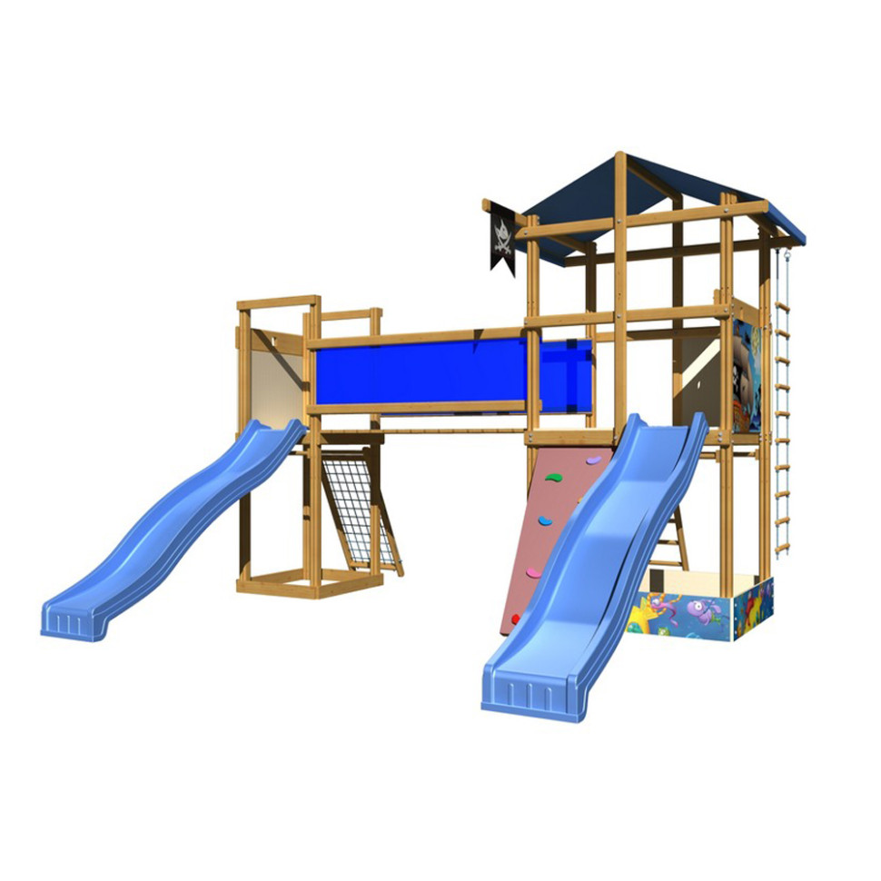 Дитячий майданчик SportBaby-11 із гладіаторською сіткою