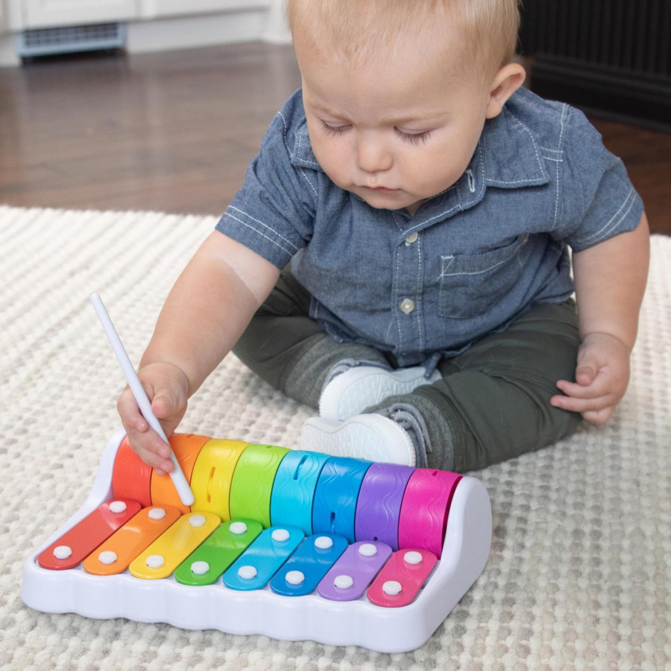Ксилофон и звоночки Fat Brain Toys F281ML Rock N' Roller Piano 