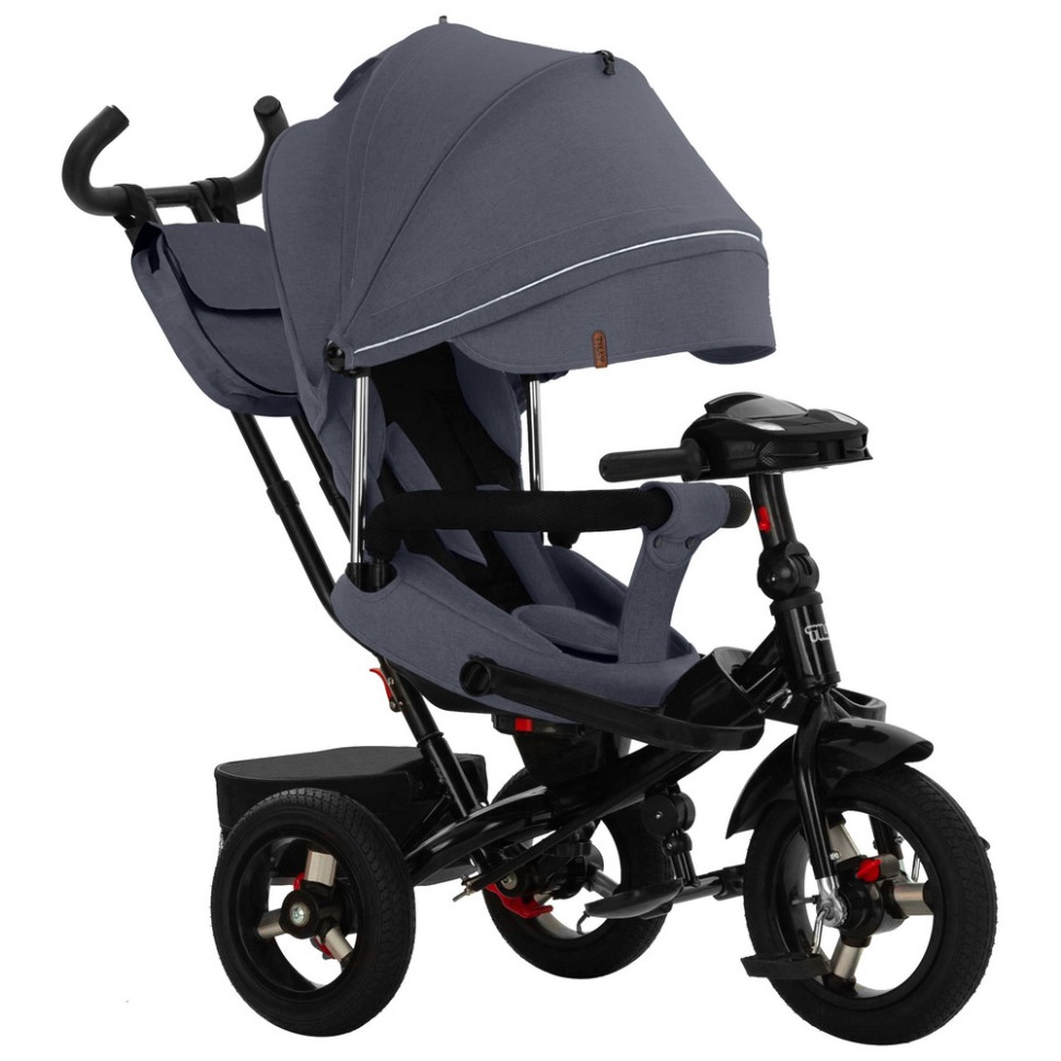 Детский велосипед трехколесный Impulse BabyTilly T-386/2 dark grey, Темно-серый
