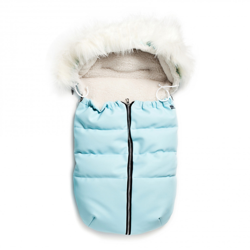 Конверт в коляску Voyage Eco Twins 9011-TVЕХ-401 light blue, мех