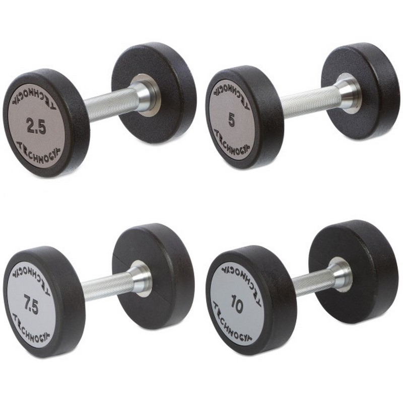 Гантельный ряд Technogym 128659FS 2.5-10 кг, 4 пары