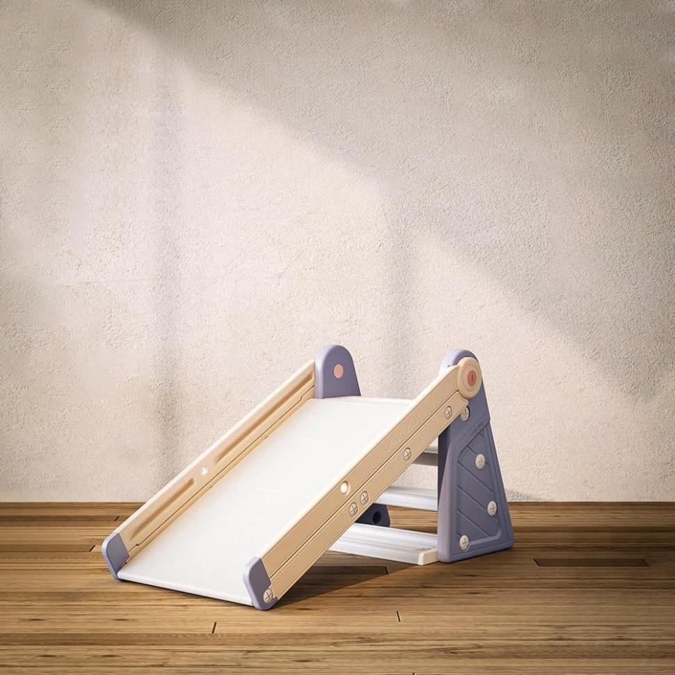 Гірка-трансформер 3в1 Tina Mealux KD-B081 Purple гірка, мольберт, сходи