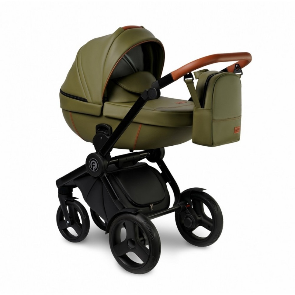 Коляска 2 в 1 Futuro Green Label Verdi 9023-VF-03, зеленый