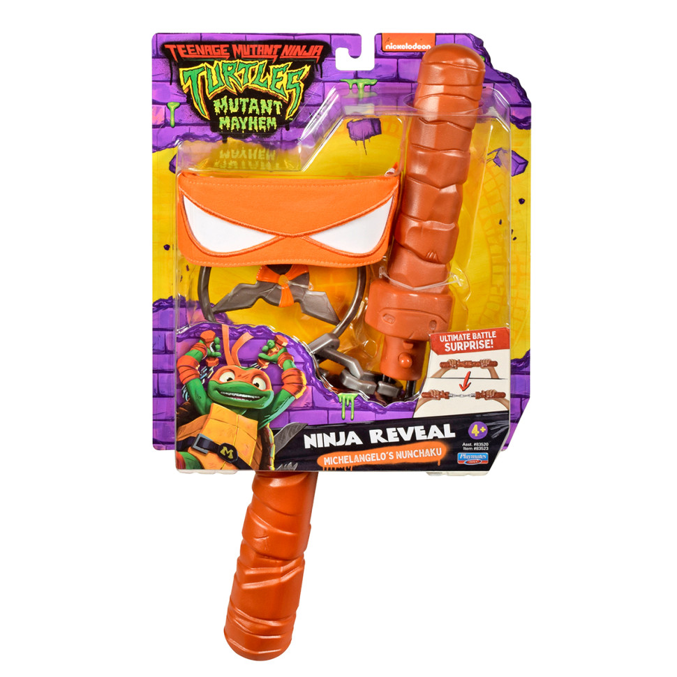 Набір іграшкової зброї Нунчаки Мікеланджело TMNT 83523 трансформується