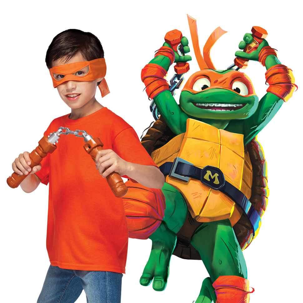Набір іграшкової зброї Нунчаки Мікеланджело TMNT 83523 трансформується