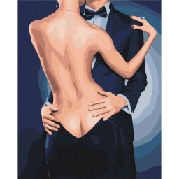 Картина за номерами "Обійми джентельмена" Brushme BS53917, 40x50 см