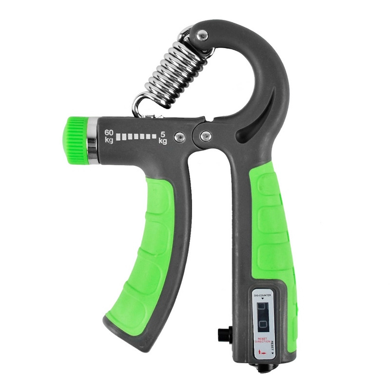 Эспандер кистевой Bambi MS 4122-1(Green) со счетчиком, нагрузка 5-60 кг