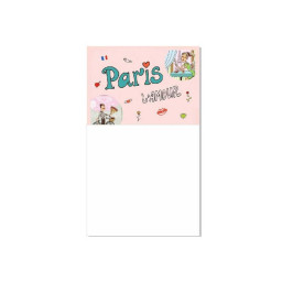 Блокнот на магніті "Paris Париж" Bambi Kt30072105, 30 аркушів