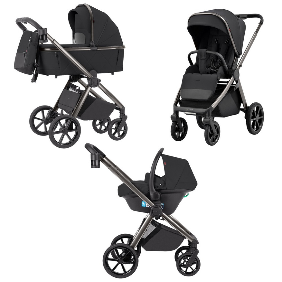 Коляска универсальная 3 в 1 Omega CARRELLO CRL-6535/1 Absolute Black