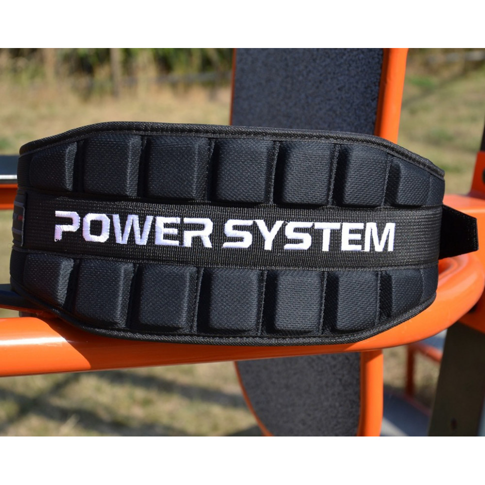 Пояс неопреновый для тяжелой атлетики Neo Power Power System PS_3230_L_Bl/Yellow, L