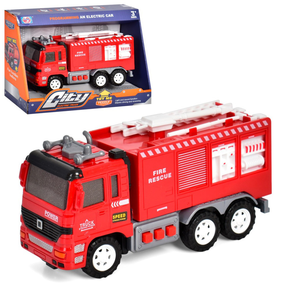 Детская Пожарная машинка Bambi 998-43F, свет, звук