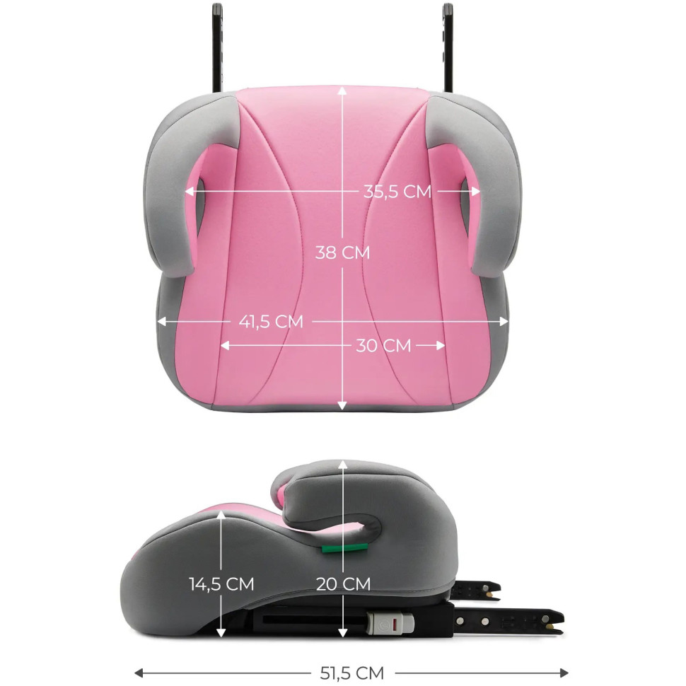 Дитяче автокрісло-бустер i-Boost Kinderkraft KCIBOO00PNK0000 Pink