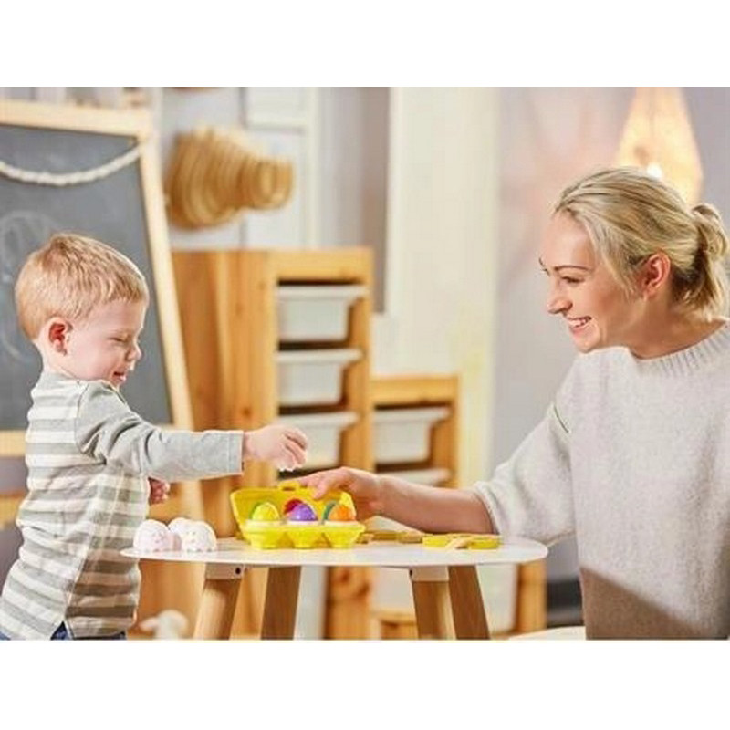 Сортер Яйца Toomies E73560 в желтом лотке 6 шт
