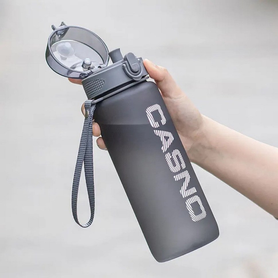 Пляшка для води KXN-1184 Casno KXN-1184_Grey 1050 л, сірий