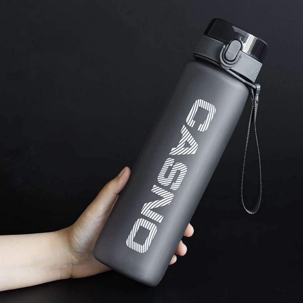 Пляшка для води KXN-1184 Casno KXN-1184_Grey 1050 л, сірий