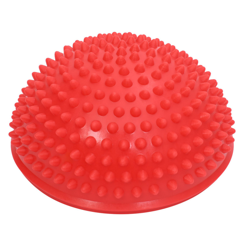 Полусфера массажная балансировочная Bambi MS 4958(Red) текстурная поверхность, 16х8 см