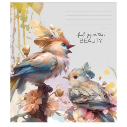 Тетрадь общая "Beauty" Школярик 048-3268L-1 в линию, 48 листов