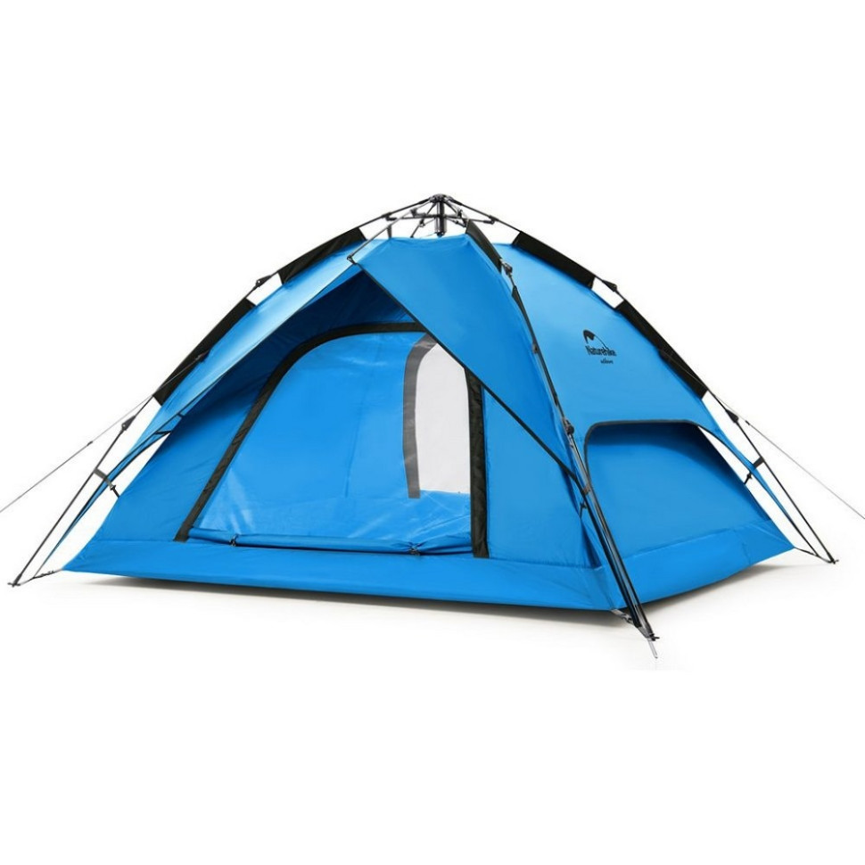 Палатка четырехместная автоматическая NH21ZP008 Naturehike 6927595777558, голубая