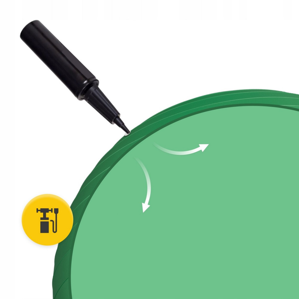 М'яч для фітнесу фітбол 4FIZJO P-5907739316332, 65 см, Green
