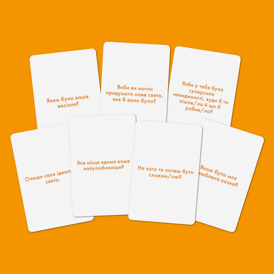 Карткова гра “Розкажи мені все. Батьки та діти” Orner orner-2104, 150 карток з запитаннями