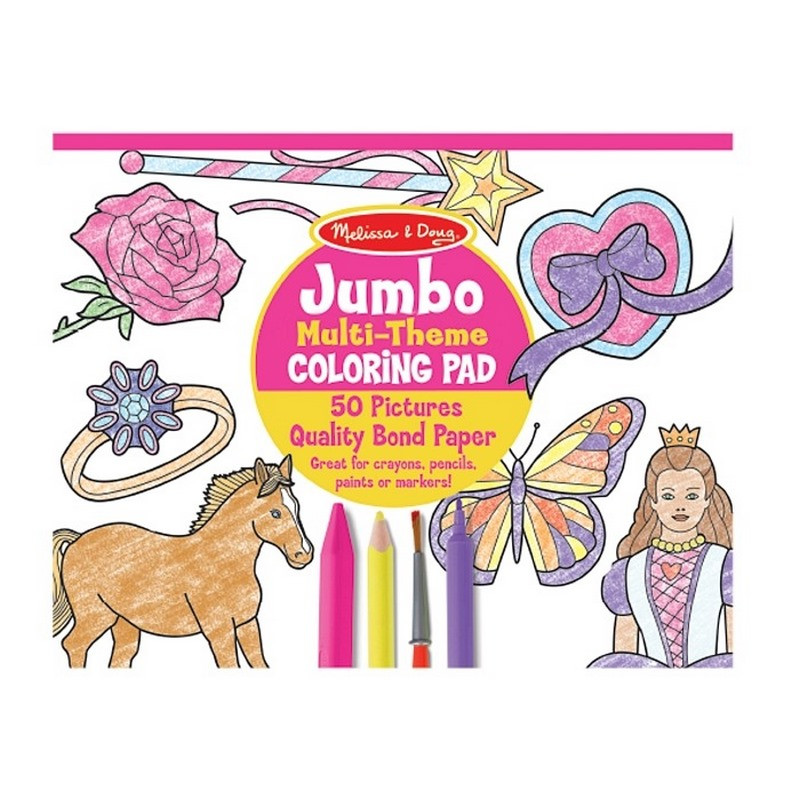 Альбом розмальовок для дівчаток Melissa&Doug MD14225, 50 картинок