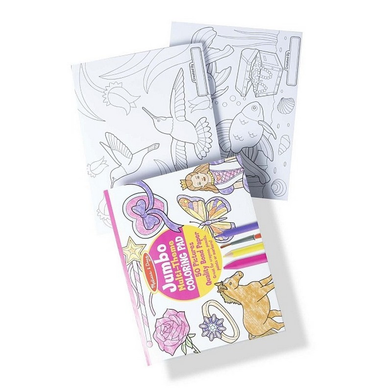 Альбом розмальовок для дівчаток Melissa&Doug MD14225, 50 картинок