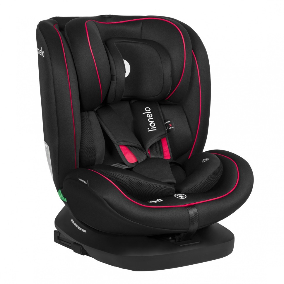 Дитяче автокрісло BASTIAAN Lionelo 70198807 I-SIZE, BLACK RED